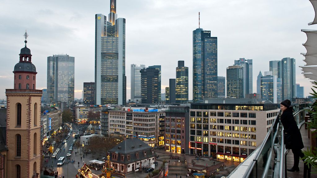 Bankenviertel in Frankfurt am Main