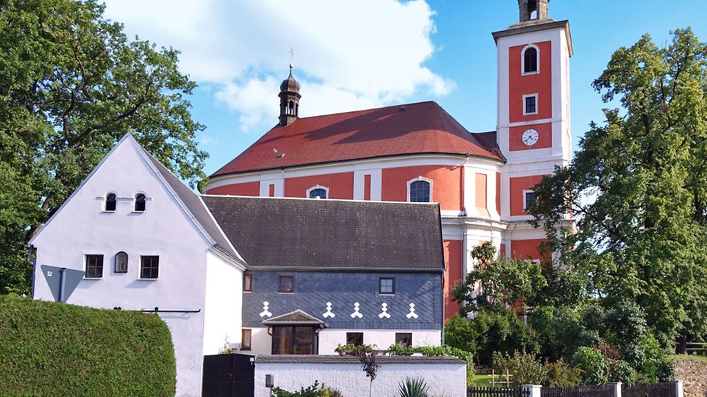 Nebelschütz in Sachsen: Das kleine Dorf macht den Ortskern zu seiner Sache