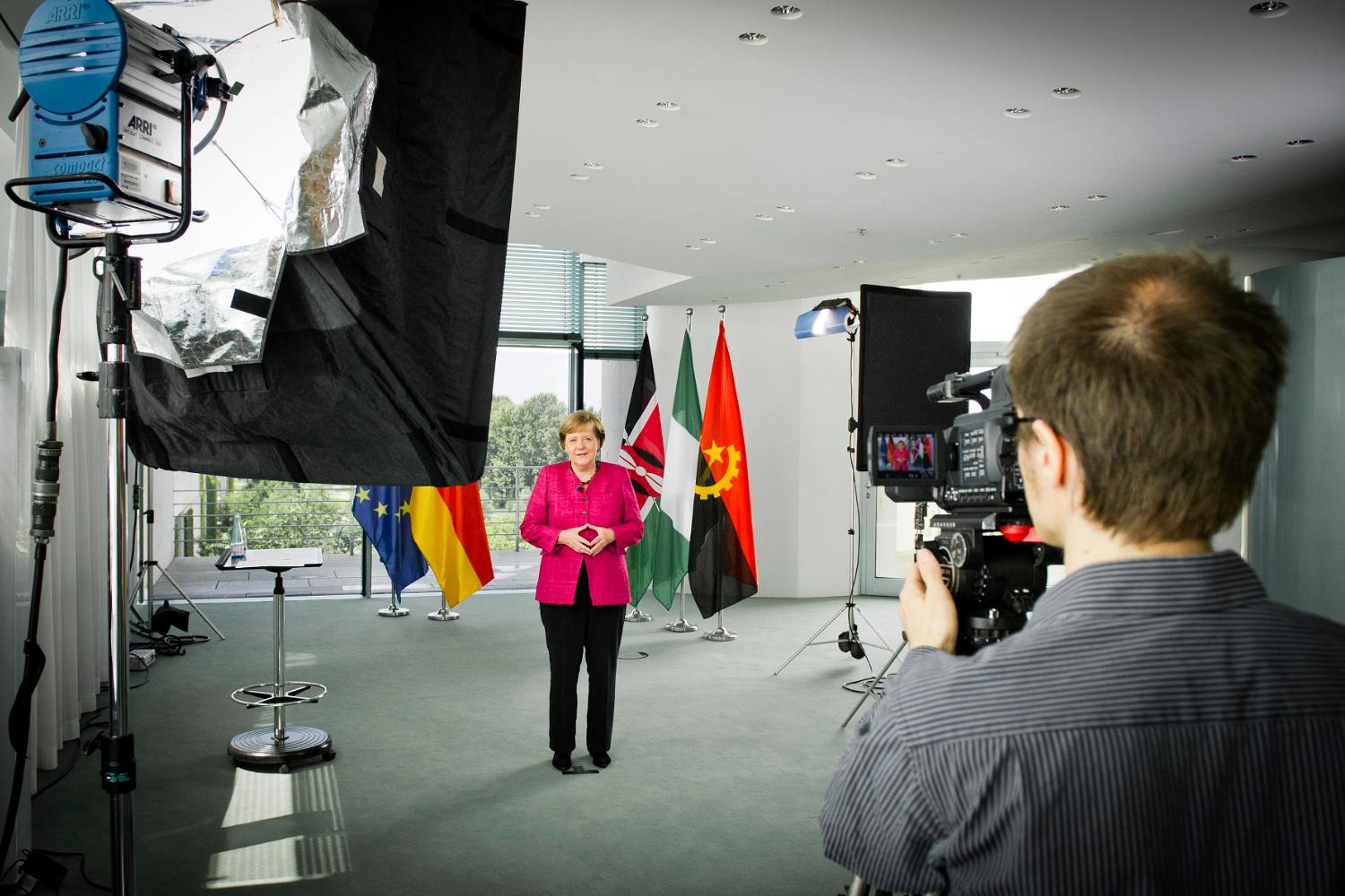 Foto zeigt Bundeskanzlerin Angela Merkel.