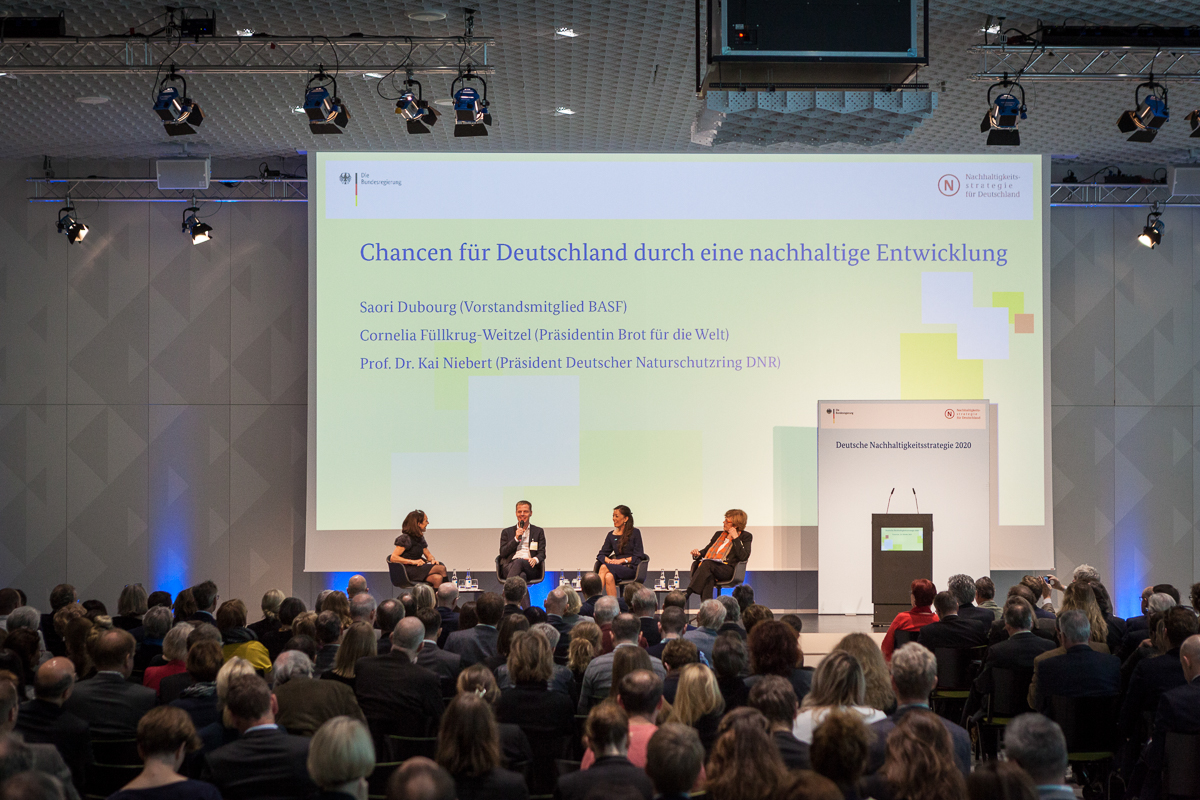 Podiumsdiskussion beim Nachhaltigkeitsdialog