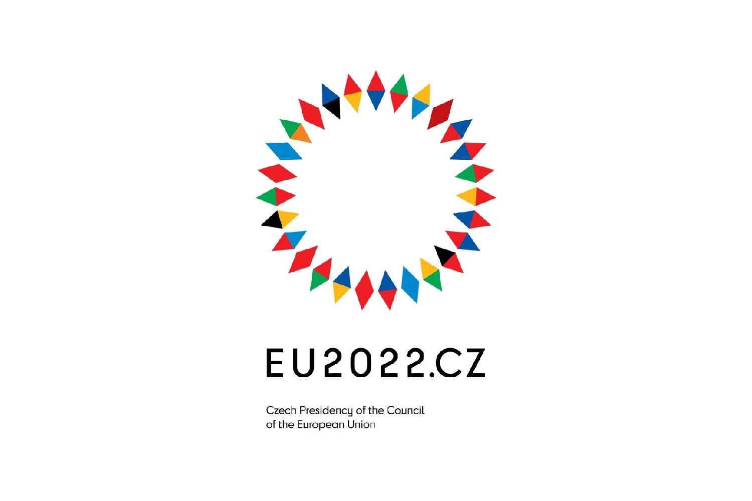 Logo der Tschechischen EU-Ratspräsidentschaft EU2022.CZ
