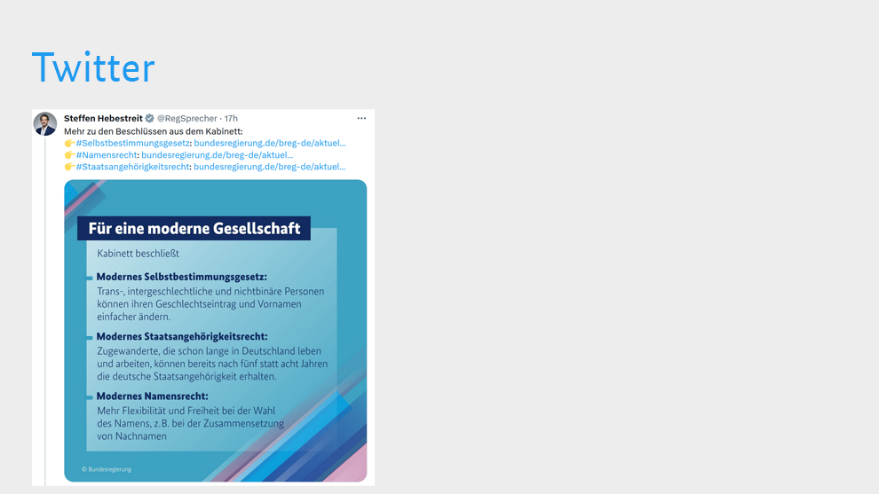 Mehr zu den Beschlüssen aus dem Kabinett