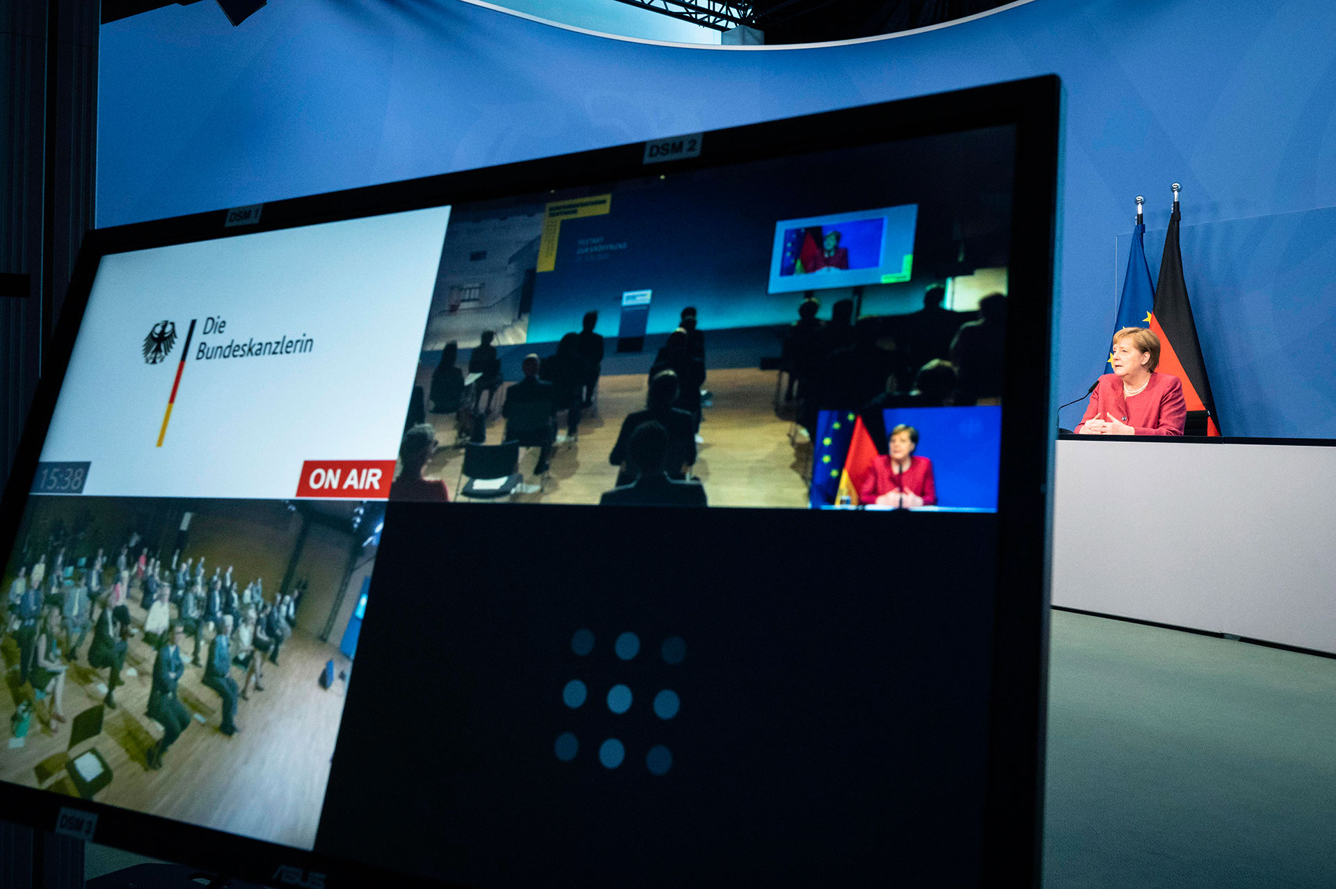 Federal Chancellor Angela Merkel at the opening of the Documentation Centre for Displacement, Expulsion and Reconciliation.