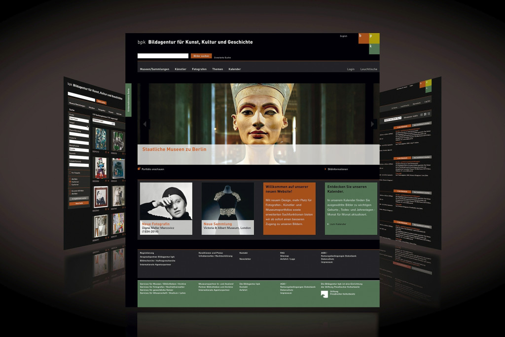 Das neue Webportal Bildagentur bpk der Stiftung Preußischer Kulturbesitz: Zugang zu derzeit über 400.000 hochwertigen Bildern von Kulturschätzen der renommiertesten Museen, Bibliotheken und Archive weltweit.