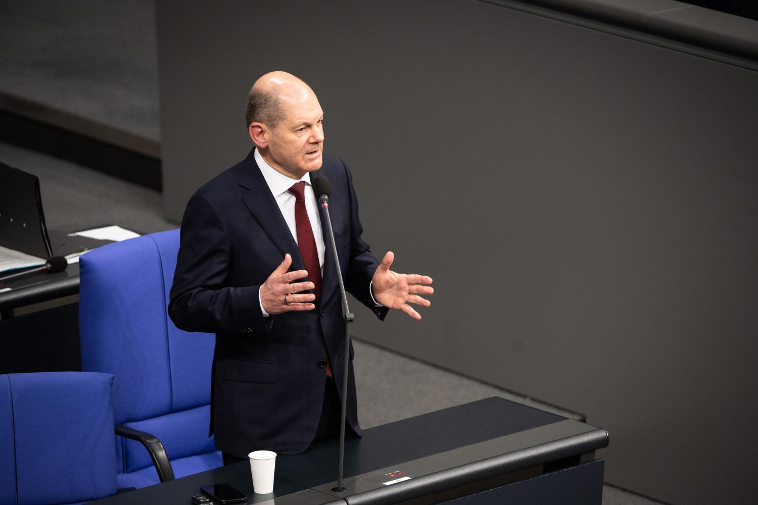 Regierungsbefragung von BK Scholz im Bundestag