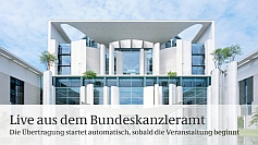 Live aus dem Bundeskanzleramt