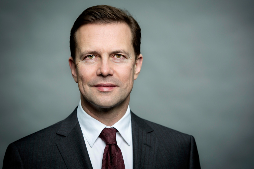 Steffen Seibert is the head of the Press- and Information Office as well as government spokesperson.