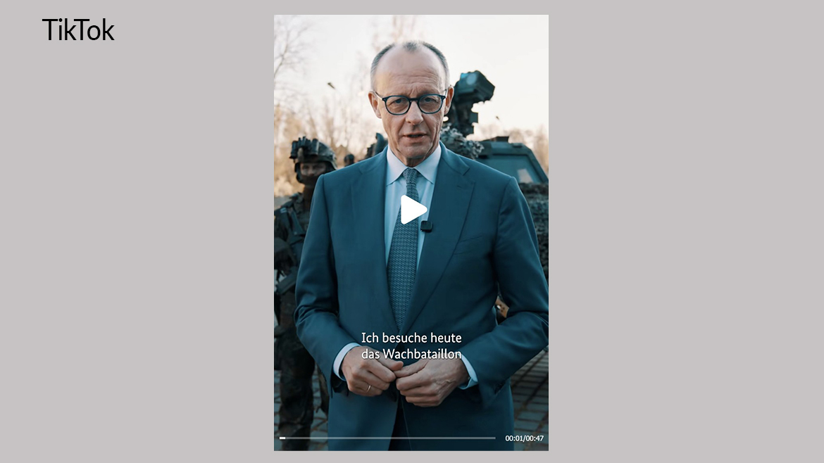 Bundeskanzler Merz besucht das Wachbataillon der Bundeswehr in Berlin