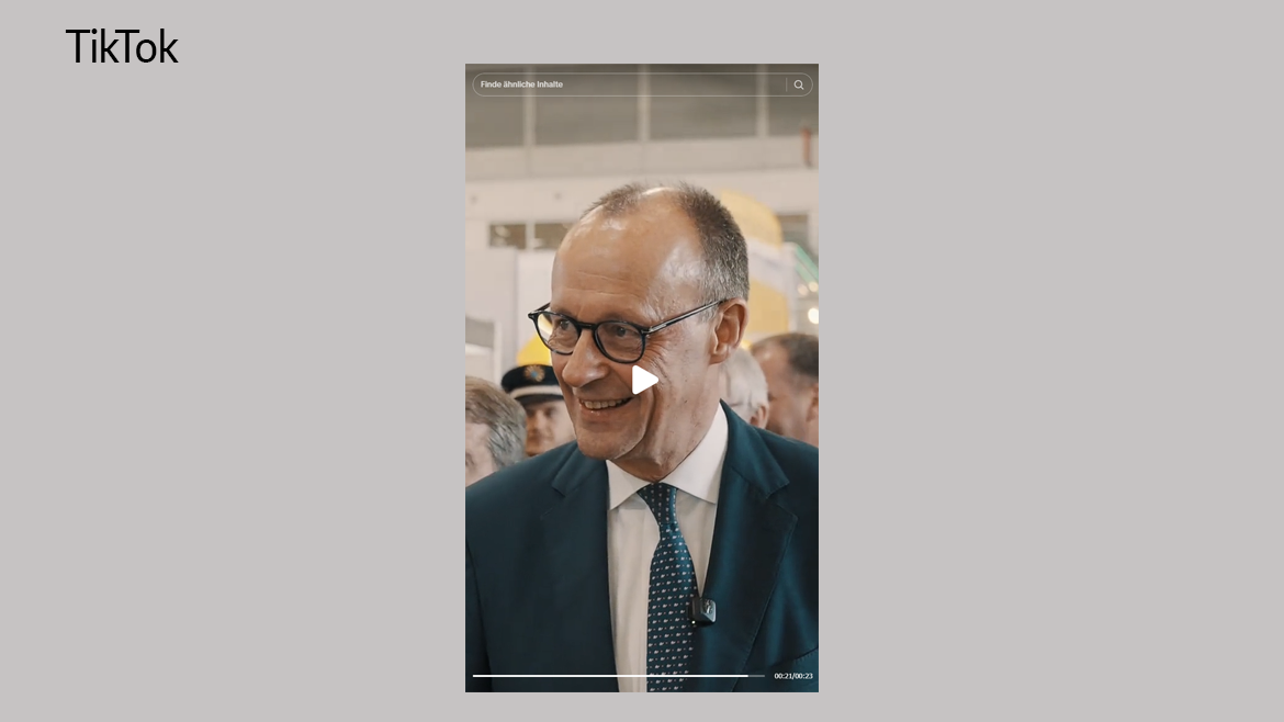 Porträt von Kanzler Merz