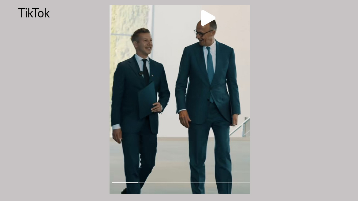 Bundeskanzler Merz neben dem ungarischen Ministerpräsidenten Péter Magyar.