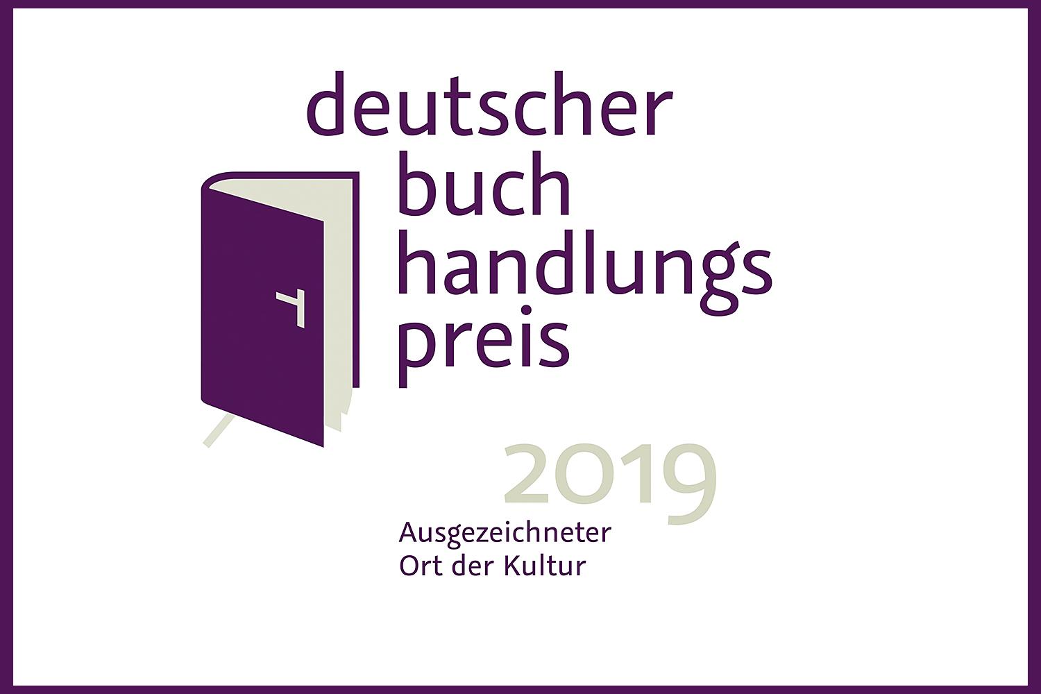 Logo des Deutschen Buchhandlungspreises.