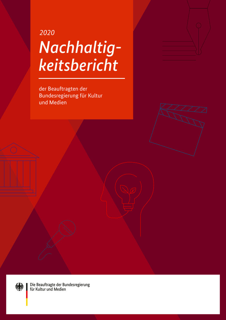 Titel des Nachhaltigkeitsberichts 2020 der BKM