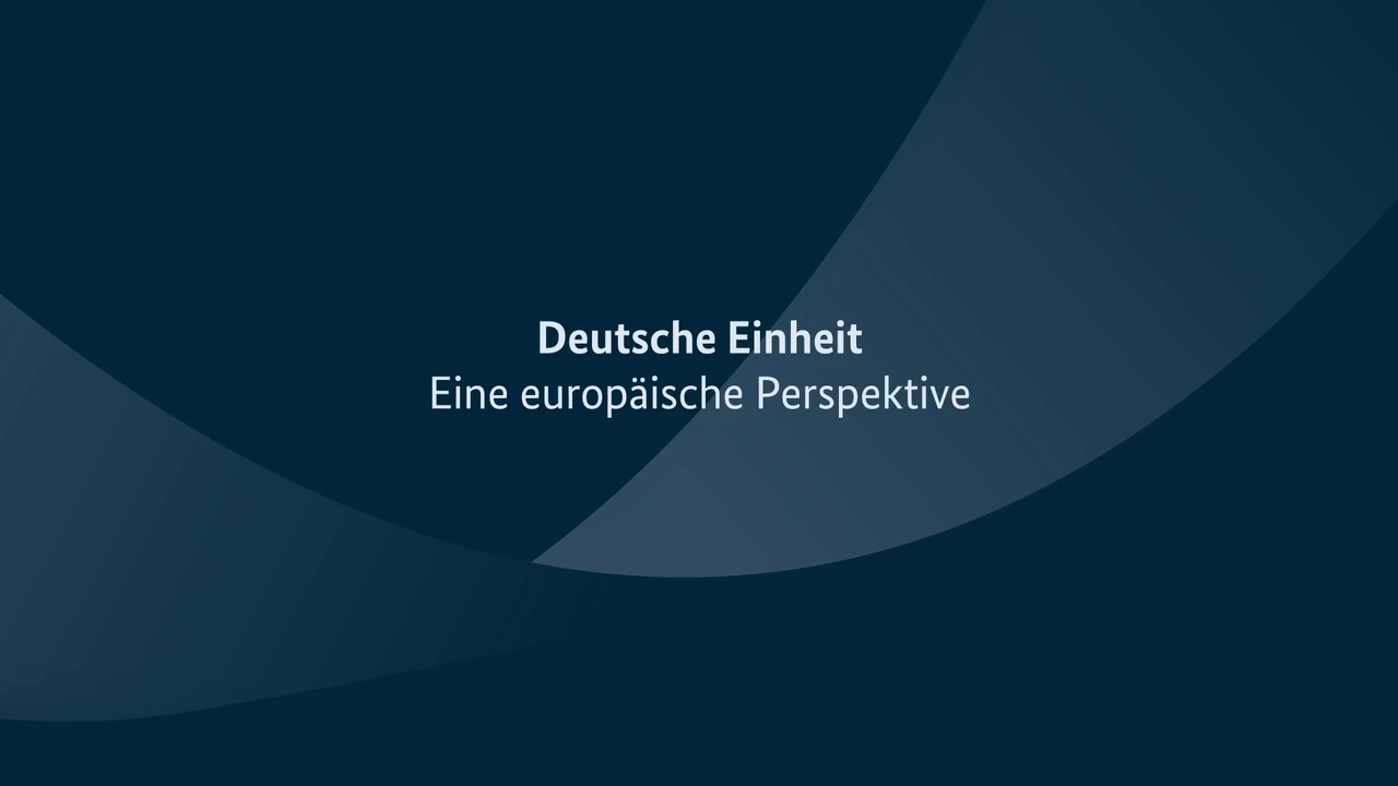 Titeltext: Deutsche Einheit - Eine europäische Perspektive