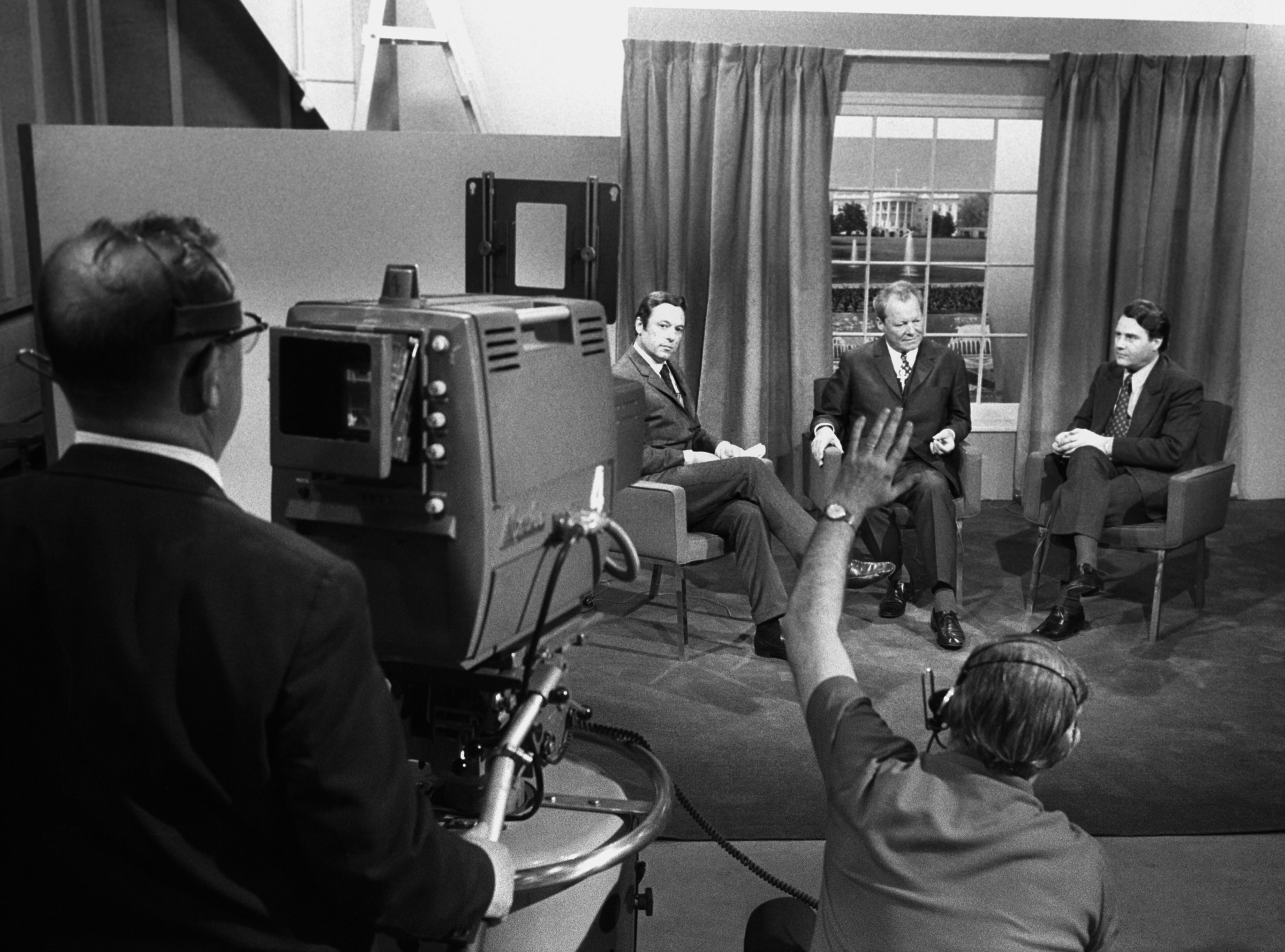 Schwarz-weiß-Fotografie aus dem Jahr 1970