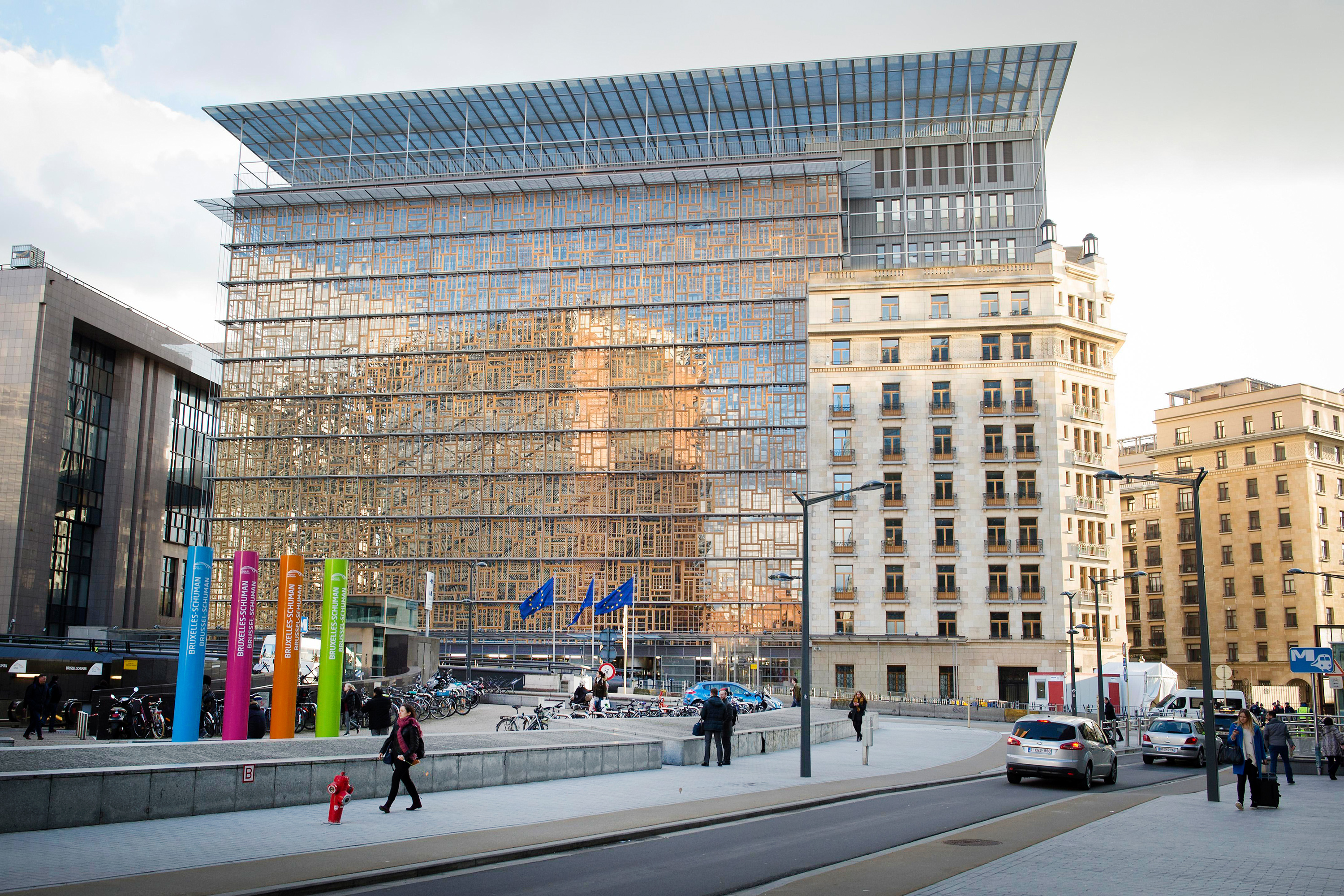 The new Europe building - Europe building in Brussels