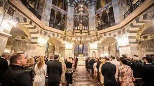 Interior of Aachen Cathedral