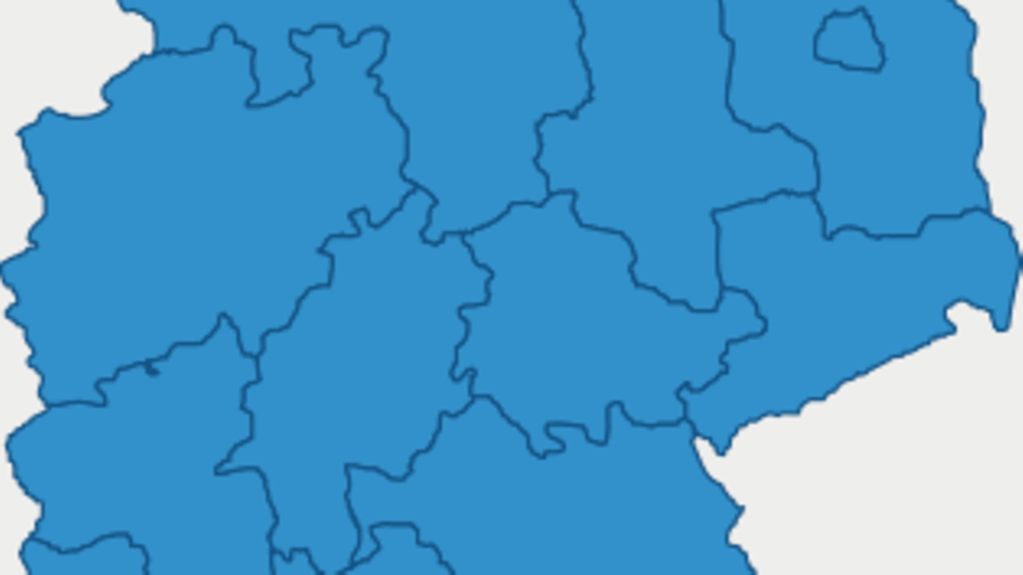 Karte der Bundesrepublik Deutschland