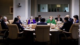 Séance de travail du G7 à La Malbaie, au Canada