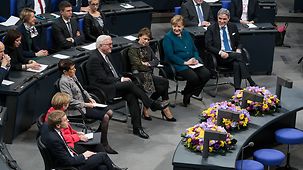 Guests of honour at the ceremony in the Bundestag