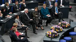 Guests of honour at the ceremony in the Bundestag