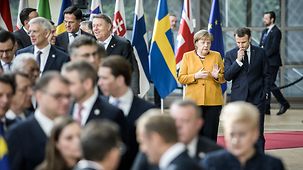 Chancellor Angela Merkel at the European Council