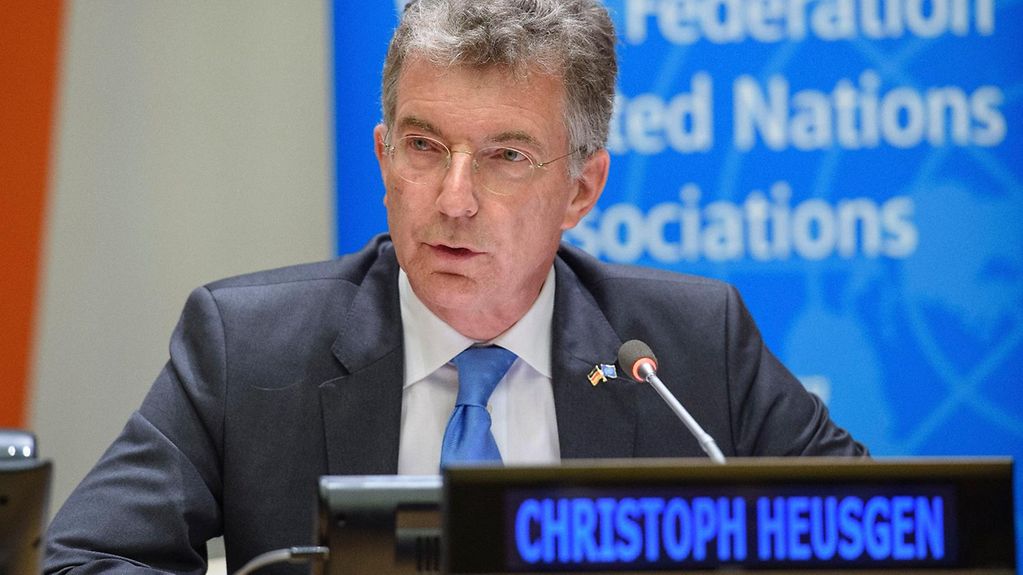 Christoph Heusgen, deutscher Botschafter bei den Vereinten Nationen