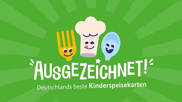 Logo Ausgezeichnet! Deutschlands beste Kinderspeisekarten