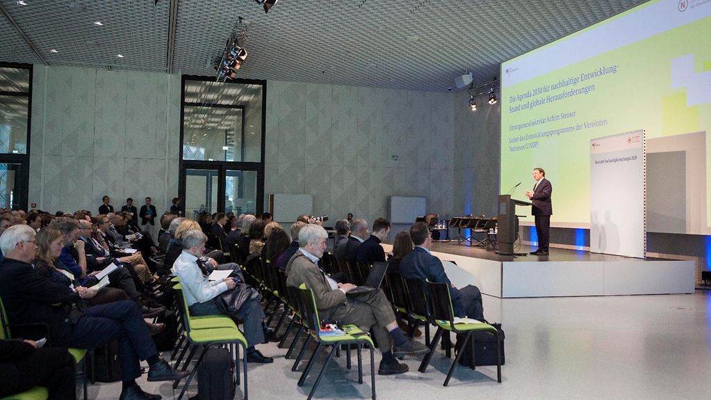Auftaktkonferenz zur bundesweiten Dialogreihe zur Deutschen Nachhaltigkeitsstrategie.