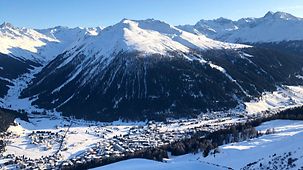 Der Schweizer Ort Davos.