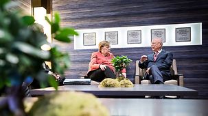 Bundeskanzlerin Angela Merkel beim Weltwirtschaftsforum.