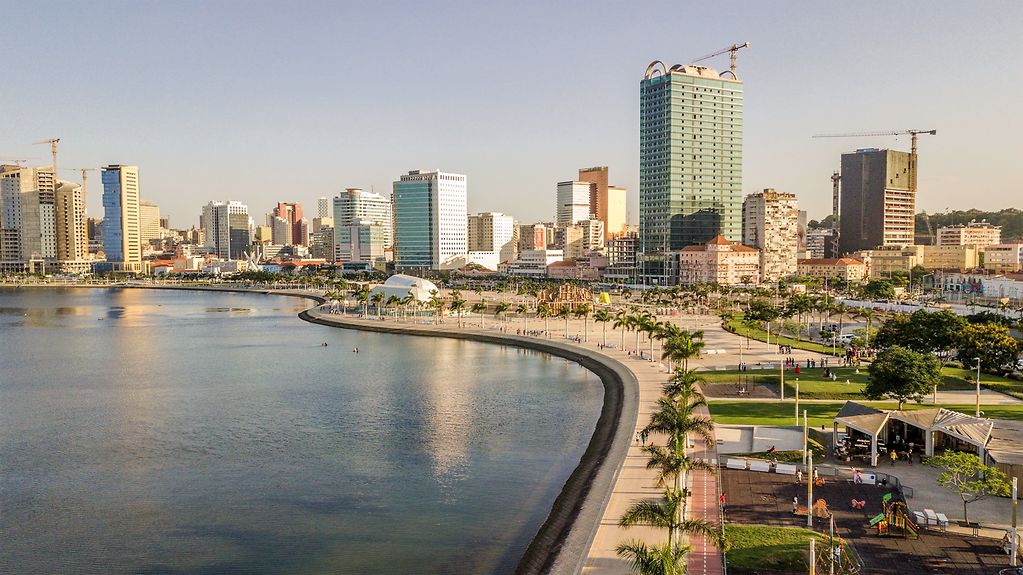 Stadtansicht von Luanda, der Hauptstadt Angolas.