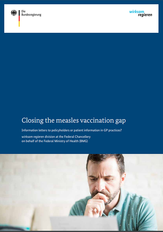 Closing the measles vaccination gap