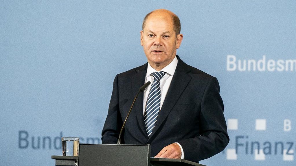 Le ministre fédéral des Finances Olaf Scholz