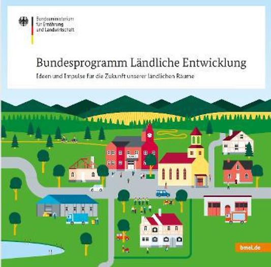 Titelbild der Publikation "Bundesprogramm Ländliche Entwicklung - Ideen und Impulse für die Zukunft unserer ländlichen Räume"