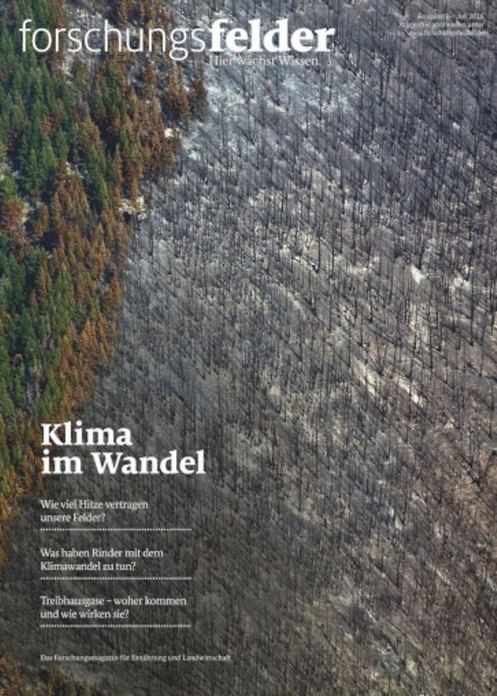 Titelbild der Publikation "forschungsfelder 2/2016 - Klima im Wandel"