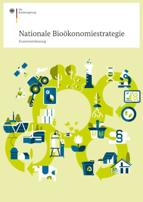 Titelbild der Publikation "Nationale Bioökonomiestrategie"