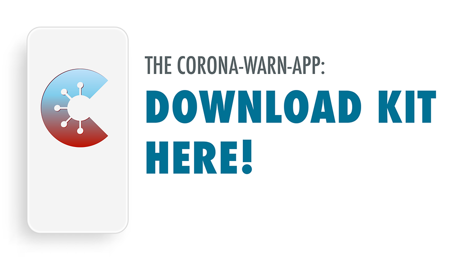 The Corona-Warn app: Download kit here!