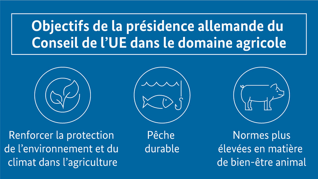 Politique agricole et de la pêche de l’UE : voici les objectifs de la présidence allemande (Pour plus d’informations, une description détaillée est disponible sous l’image.)