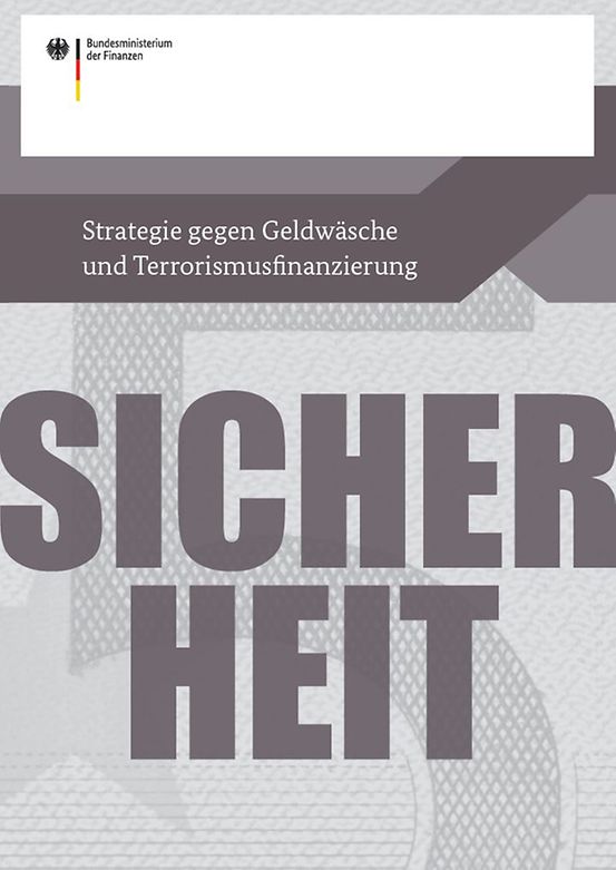 Titelbild der Publikation "Strategie gegen Geldwäsche und Terrorismusfinanzierung"