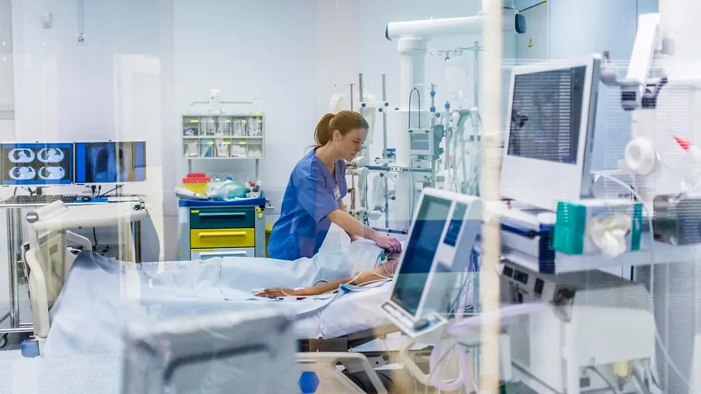 Foto zeigt ein Krankenhaus