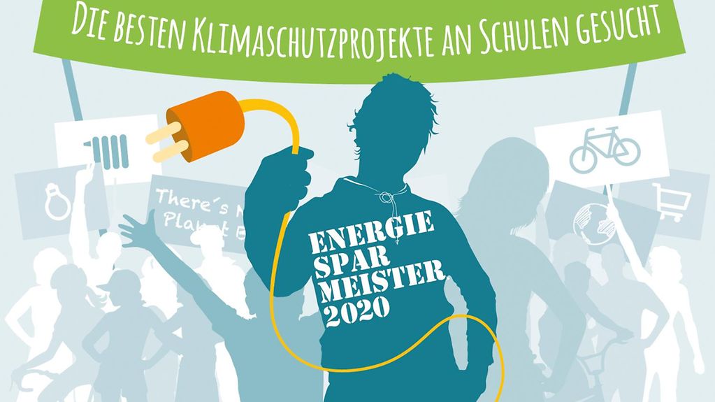 Logo des Klimaschutzwettbewerbs "Energiesparmeister 2020"