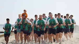 Am 31. August 2019 erreichten die Läufer die Ostsee bei Boltenhagen. 