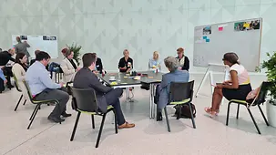 Arbeitsgruppen beim Expertengespräch zur Digitalen Bildungstransformation