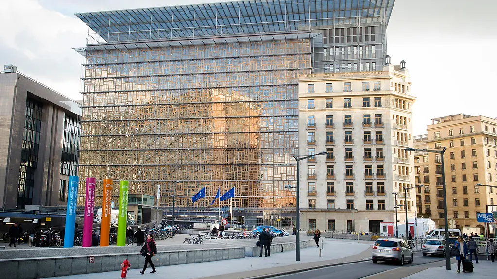 The new Europe building - Europe building in Brussels