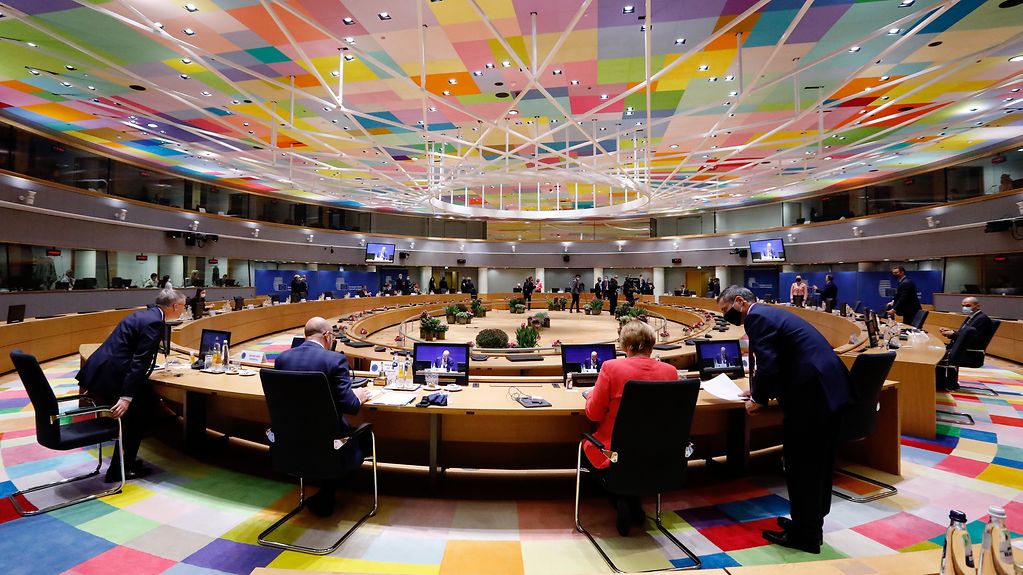 Sitzung des Europäischen Rates.