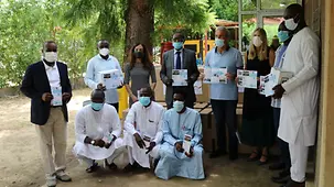 Die weitere Tranche Corona-Tests wurde in N‘Djamena übergeben.