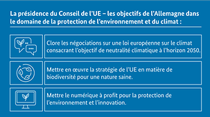 Diagram  - Presidency of the EU Council - the environment and climate action