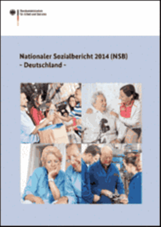 Titelbild der Publikation "Nationaler Sozialbericht 2014"