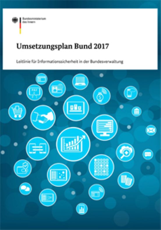 Titelbild der Publikation "Umsetzungsplan Bund 2017"