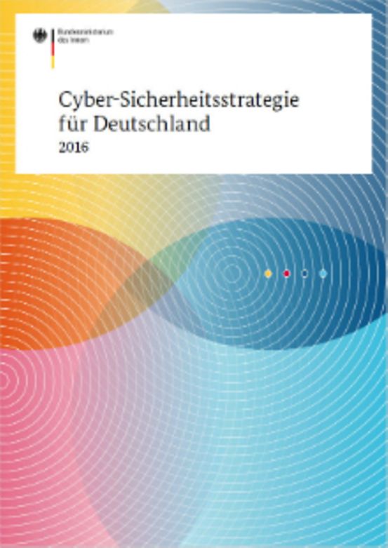 Titelbild der Publikation "Cyber-Sicherheitsstrategie für Deutschland 2016"